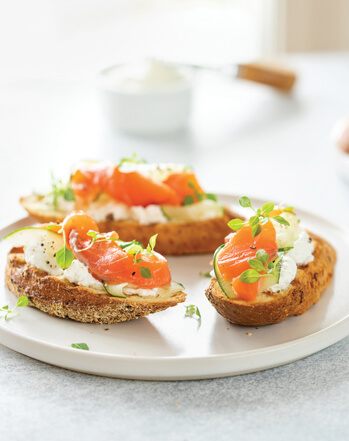 Ocean Blue Smoked Salmon Bruschetta thumbnail